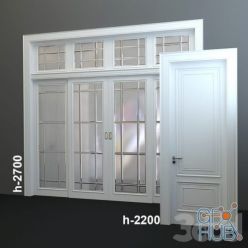 3D model Doors Contemporary Classic