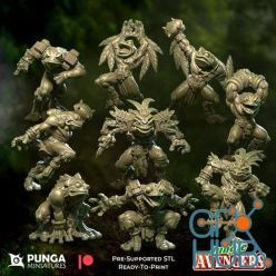 3D model Punga Miniatures - Jungle Avengers Part 2 June 2022 – 3D Print