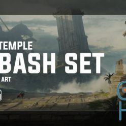 3D model ArtStation – Indian Temple – Kitbash Set