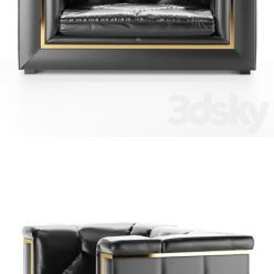 3D model Armchairs leather classic