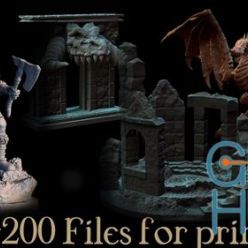 3D model Vikings, Dwarves & Ruins – 3D Print