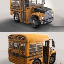 3D model School Bus Mini