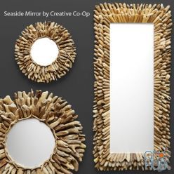 3D model Seaside Mirror by Creative Co-Op
