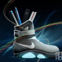 3D model Air Mag Sneakers Pen holder – 3D Print