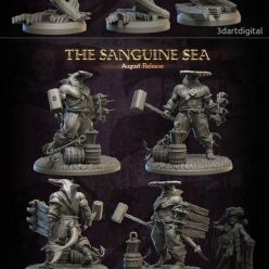 3D model The Sanguine Sea - August Release – 3D Print