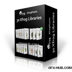 3D model XFrogPlants – 30 Xfrog Libraries