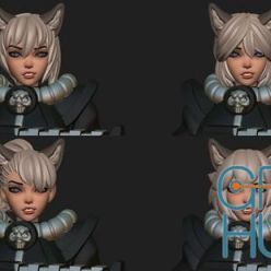 3D model Space Nuns Heads October 2021 – 3D Print