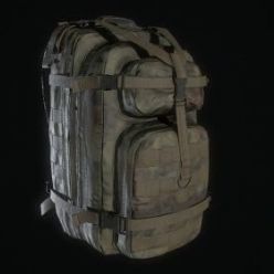 3D model Military backpack 02 PBR