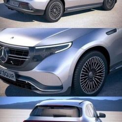 3D model Mercedes-Benz EQC AMG 2020 car