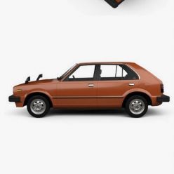 3D model Honda Civic 1979