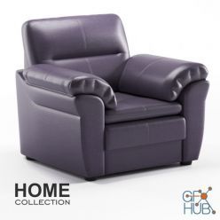 3D model Armchair Rimini Bellagio Lavender