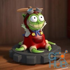 3D model Pet monster Pipsquid – 3D Print