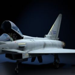 3D model EF2000 Multirole Fighter