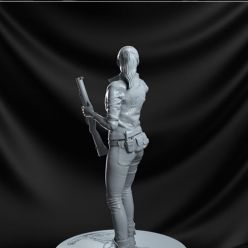 3D model Claire Redfield Resident Evil 2 Remake – 3D Print