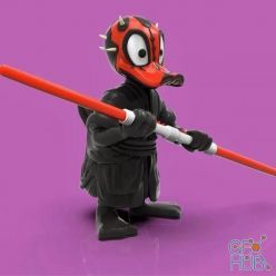 3D model Donald as Darth Maul Star Wars Fanart – 3D Print