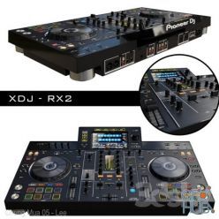 3D model DJ-SYSTEM PIONEER XDJ-RX2 (Vray, Corona)