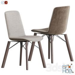 3D model Dining Chair 616 by Rolf Benz