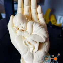 3D model Mano y bebe – 3D Print