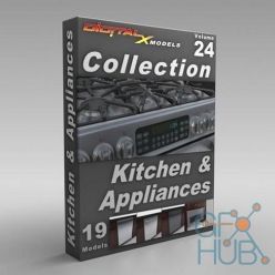 3D model DigitalXModels – Volume 24 – Kitchen and Appliances