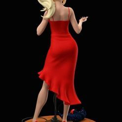 3D model Kat Jazz Singer – 3D Print