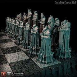 3D model Paladin Chess Set December 2021 – 3D Print