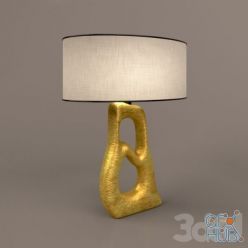 3D model Golden lamp