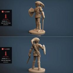 3D model Link Game Figurine – 3D Print