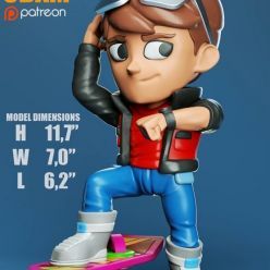 3D model Marty McFly Chibi – 3D Print