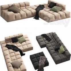 3D model B&B Italia TUFTY-TIME 2 sofa