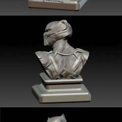 3D model Black Panther Bust – 3D Print