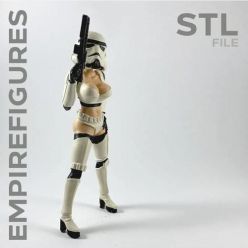3D model Sexy Stormtrooper B - Empire Figures – 3D Print
