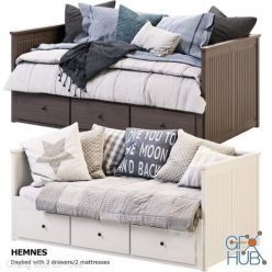 3D model Bed HEMNES IKEA (max 2012, fbx)