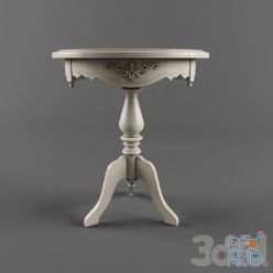 3D model Round coffee table