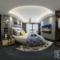 3D model Bedroom Other style 008