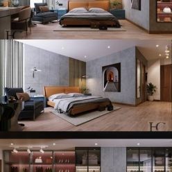 3D model Modern Style Bedroom 569