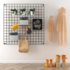 3D model Decorative set for anteroom and living room