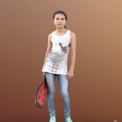 3D model Sport Kid scanned