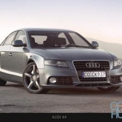 3D model Audi a4 car