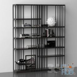 3D model Hi-poly Cattelan Italia rack