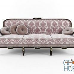 3D model 3seater sofa Modenese Gastone 12418