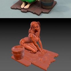 3D model Cinderella Maid – 3D Print