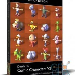 3D model DOSCH 3D – Comic Characters V2