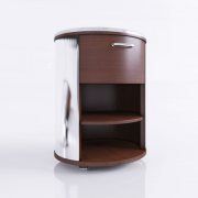 3D model Round chest of drawers