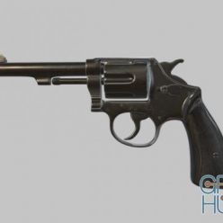 3D model Revolver PBR Hi-Poly