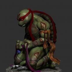 3D model Tortuga Raphael – 3D Print