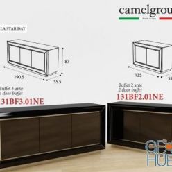 3D model Buffets 131BF2.01NE+131BF3.01NE by Camelgroup