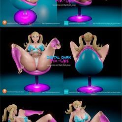 3D model Digital Dark Pin-Ups - Gamer Girl 4 and FUTA Version – 3D Print