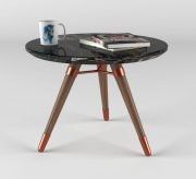 3D model Coffee table with marble top