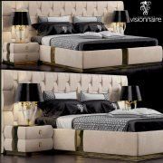 3D model Bed Perkins by Visionnaire