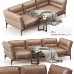 3D model Flexform Adda sofa set